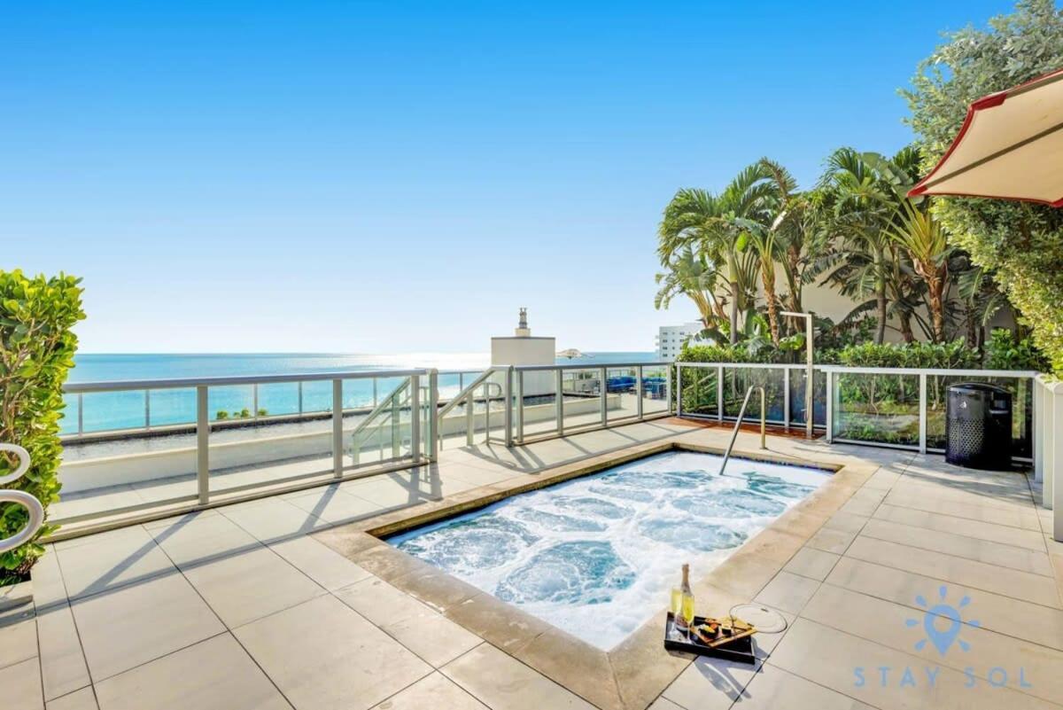 Ocean View - Balcony - Hollywood Beach Broad-Walk Bagian luar foto