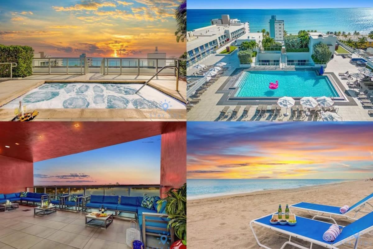 Ocean View - Balcony - Hollywood Beach Broad-Walk Bagian luar foto