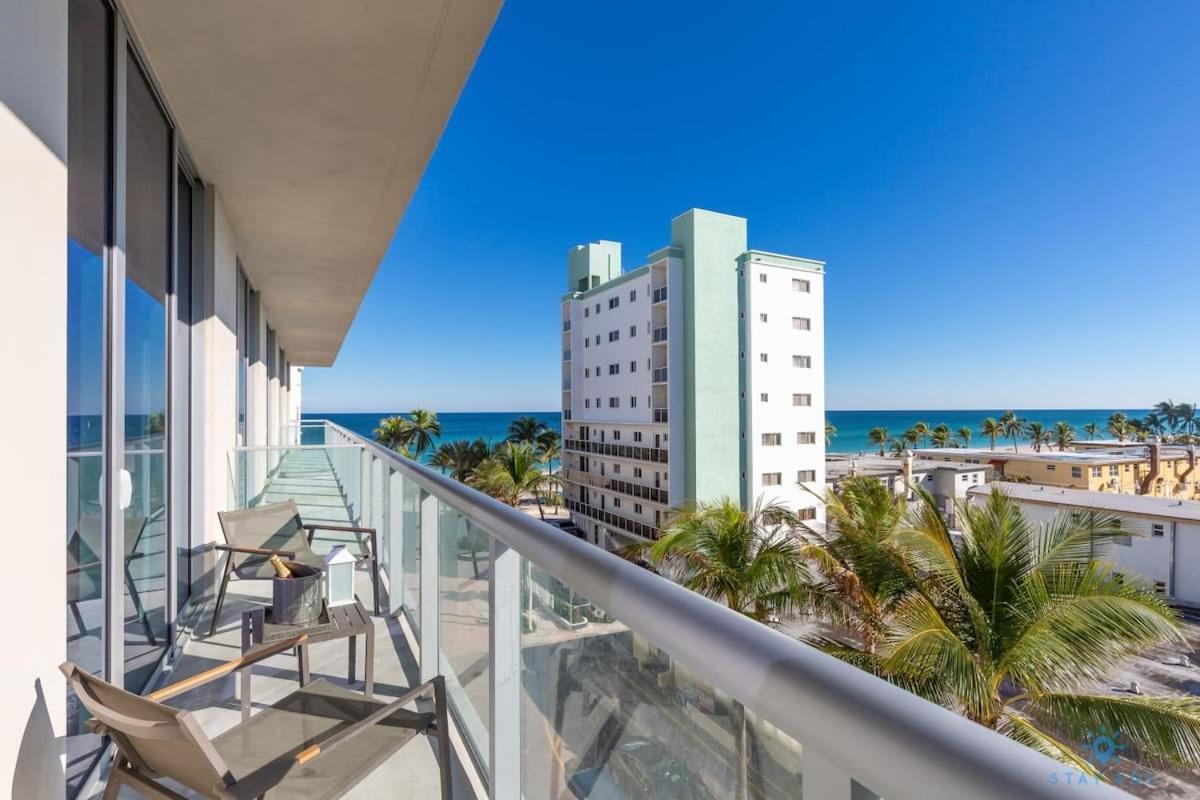 Ocean View - Balcony - Hollywood Beach Broad-Walk Bagian luar foto